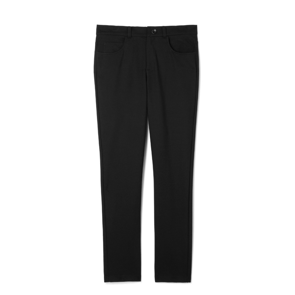 EILEEN FISHER ‘Washable Flex Ponte Slim Jeans’ in Black